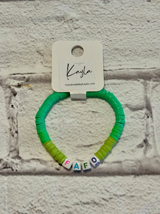 FAFO friendship bracelet