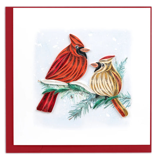 Cardinal Pair Greeting Card