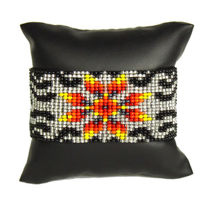 Sunburst Glass Crystal Beads Bracelet Native Design