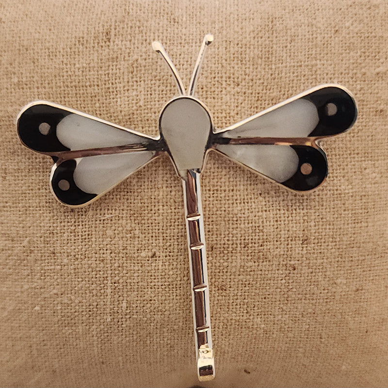 Dragonfly Motif Brooch