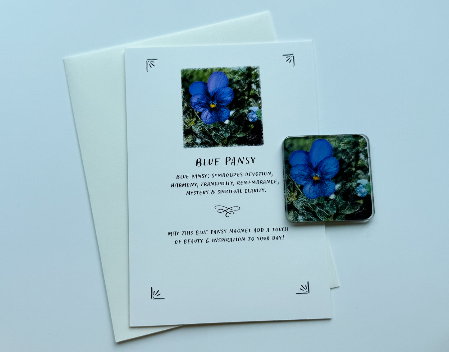 Flower Magnet & Gift Card Set