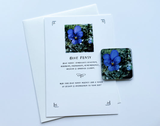 Flower Magnet & Gift Card Set
