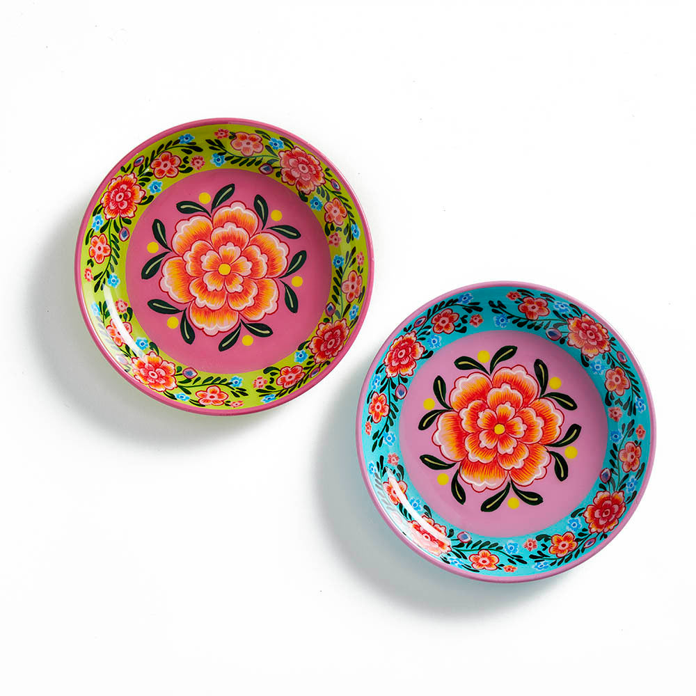 Bright & Pastel Kashmiri Appetizer Plate