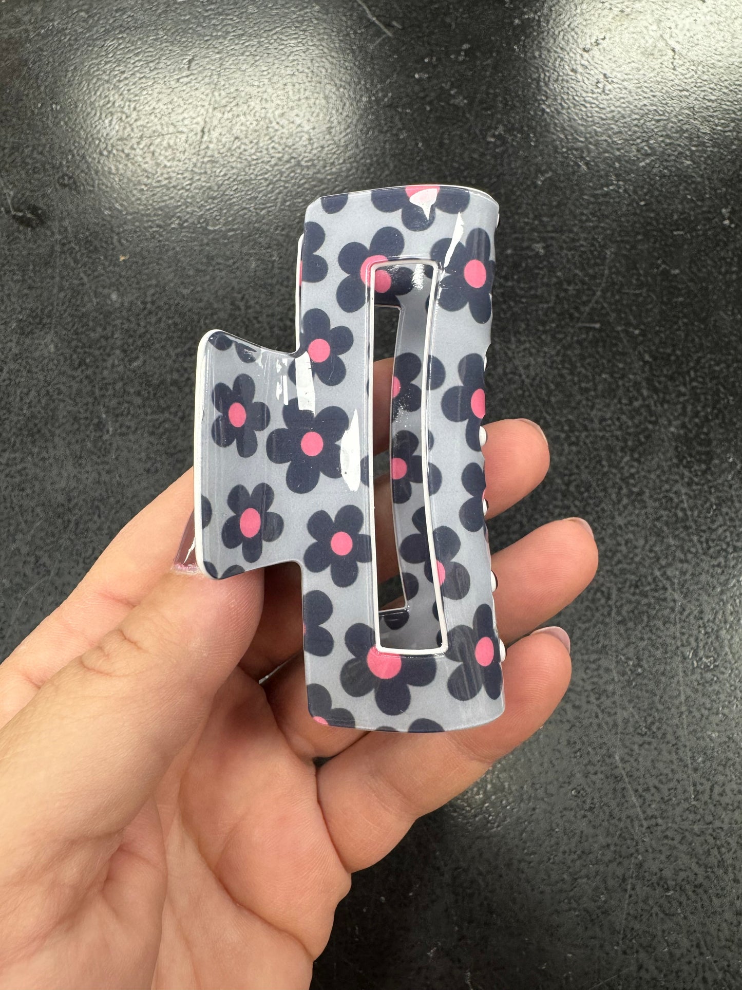 Flower power hair clip