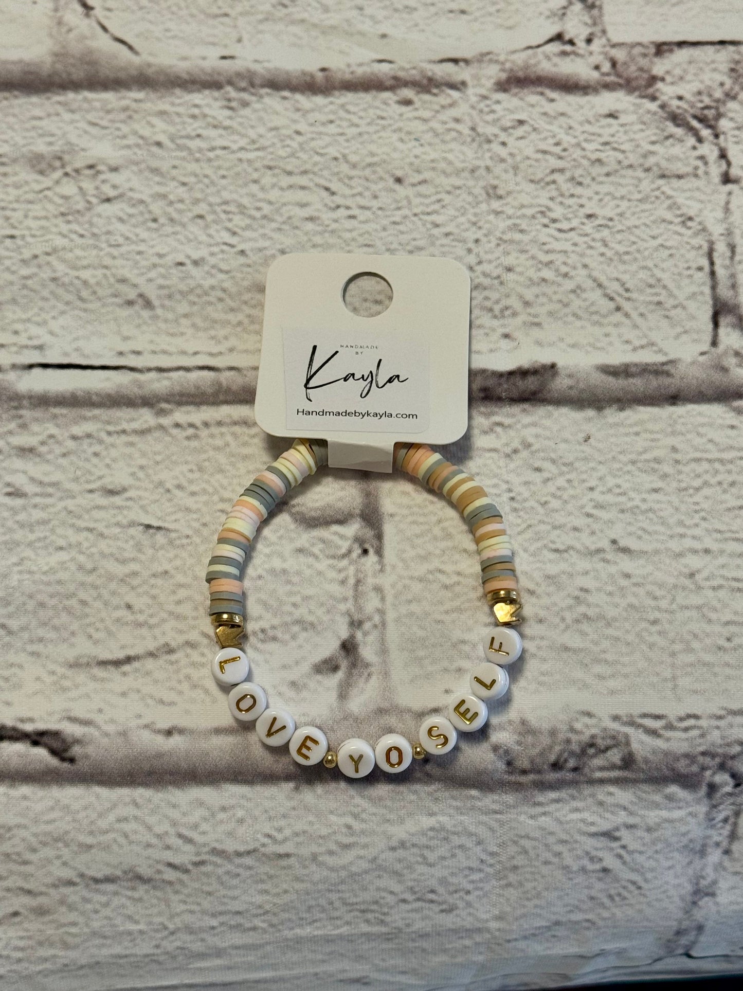 Love yo self friendship bracelet