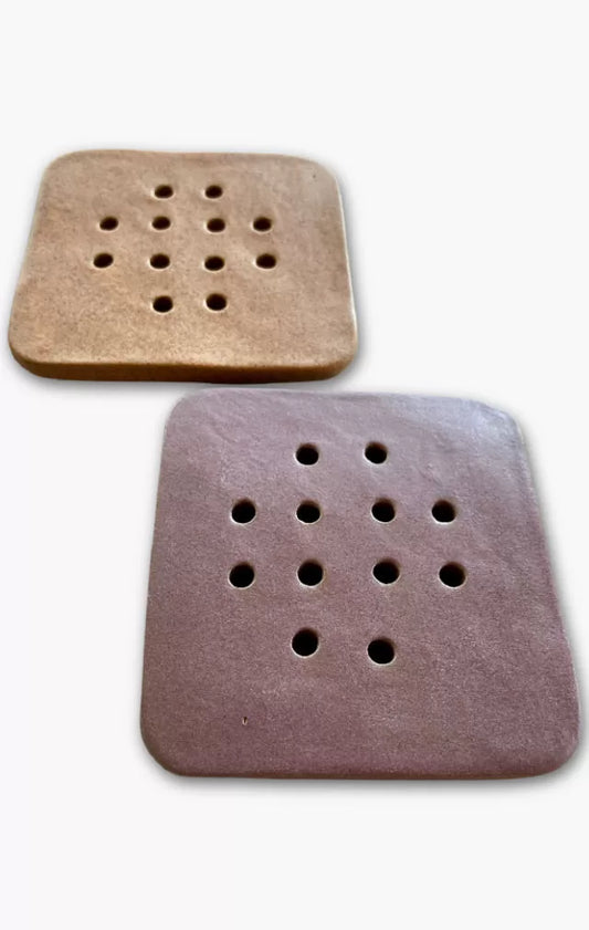 Ceramic Soap Dish (Square)