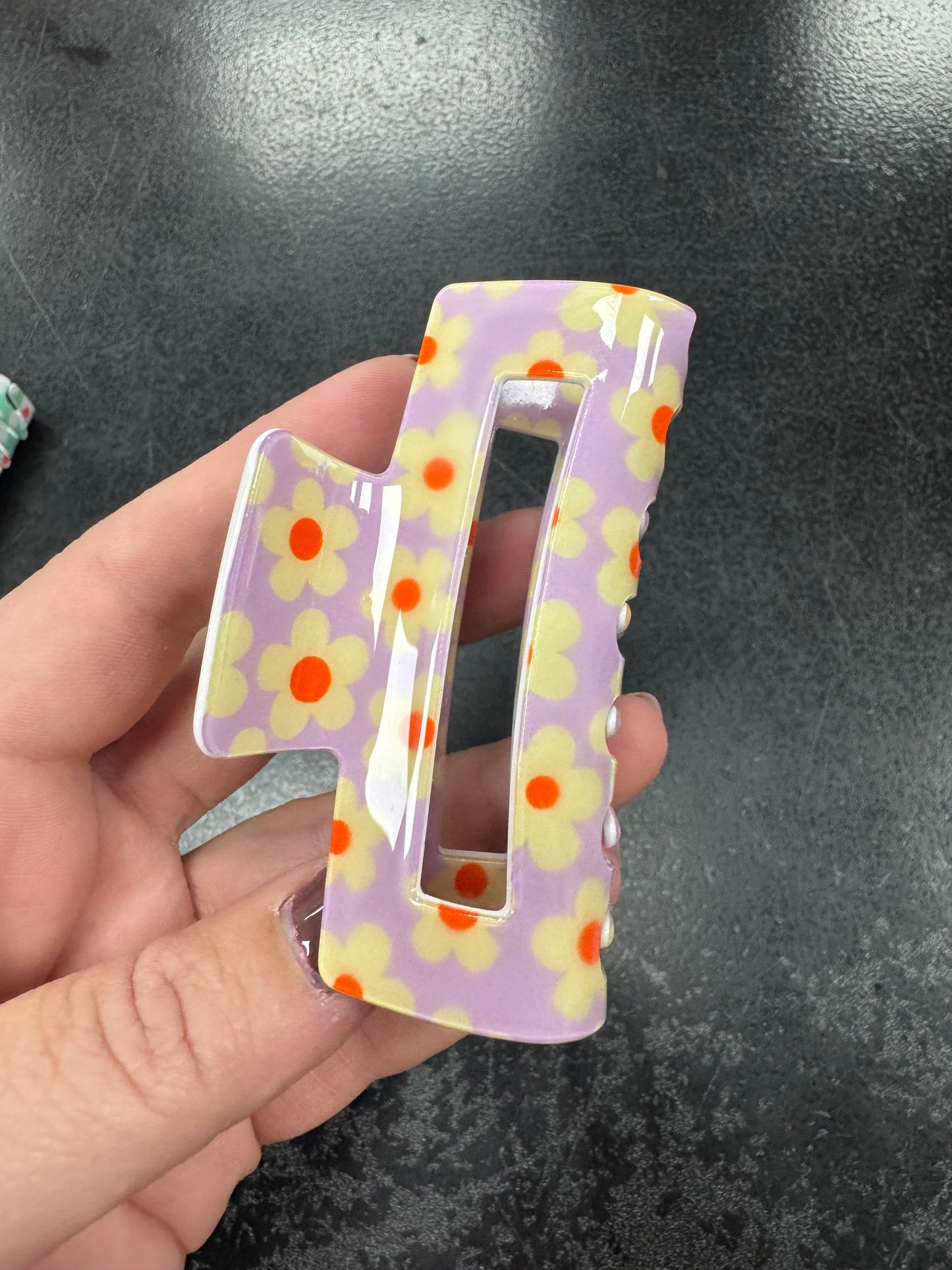 Flower power hair clip