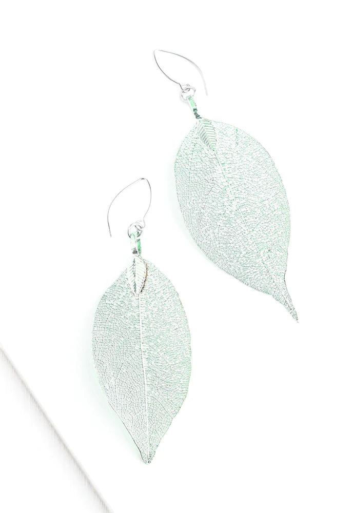 One-of-a-Kind Leaf Earrings