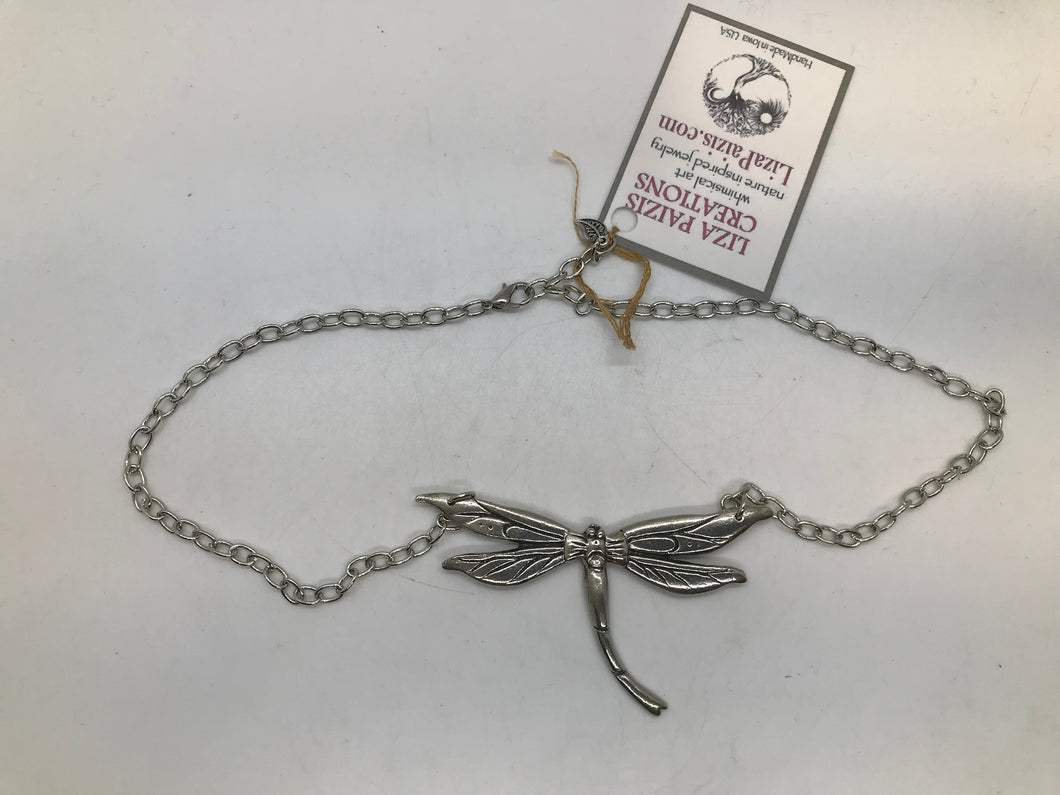 Liza Paizis Dragonfly Chain Necklace