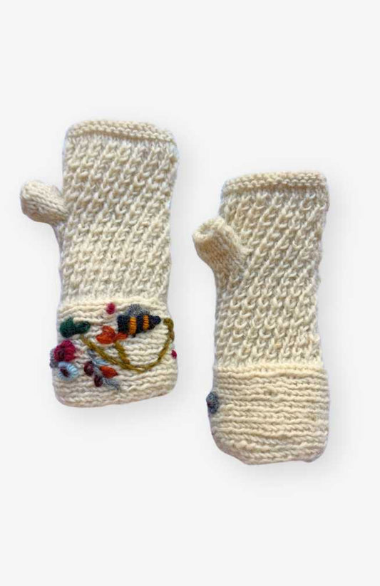 Solid Knit Fingerless Handwamers