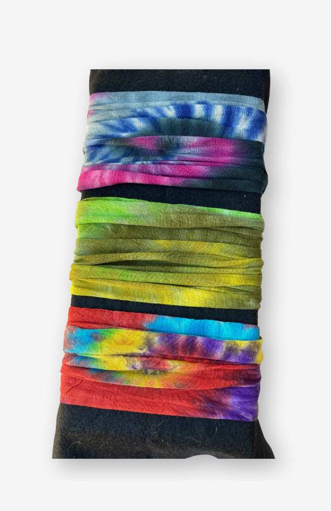 Wide Cotton Tie Dye Headband