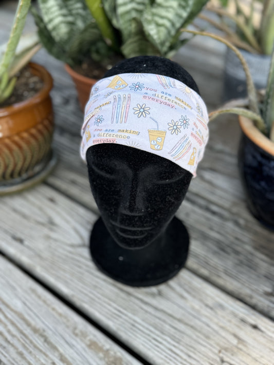 You are making a difference every day headband