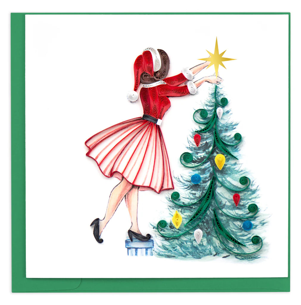 Christmas Lady Holiday Card