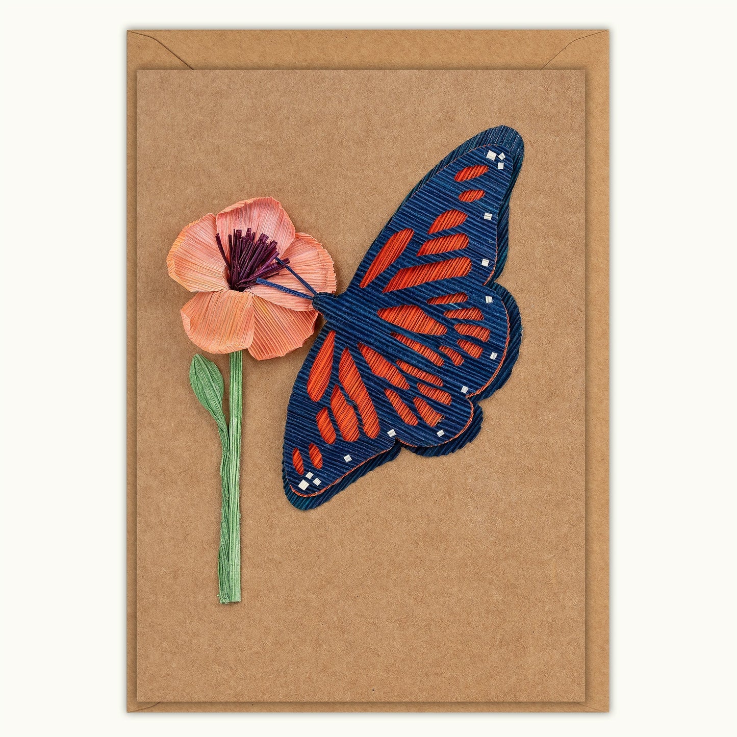 Monarch Butterfly Handmade Card