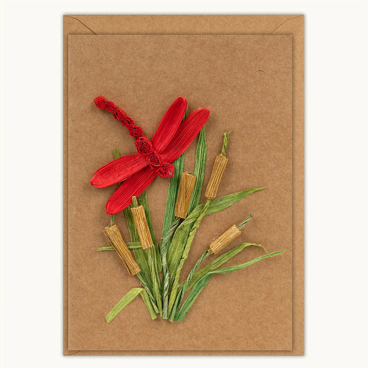 Dragonfly Handmade Greeting Card