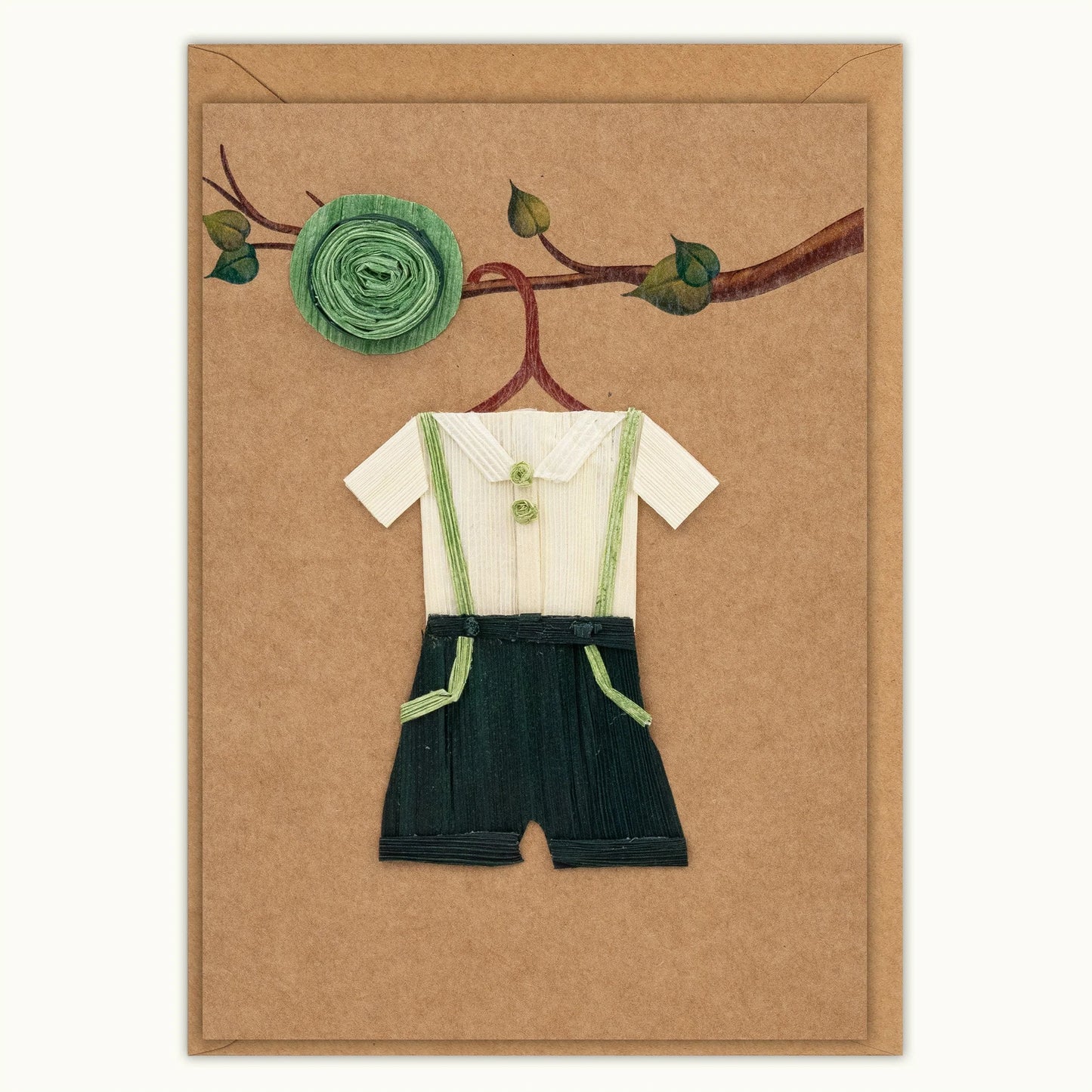 Baby Boy Baby Arrival Handmade Card