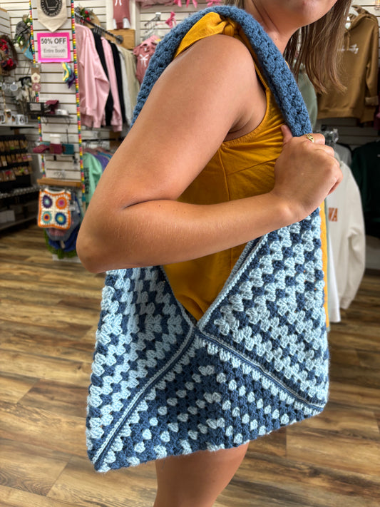 K Granny Square Bag