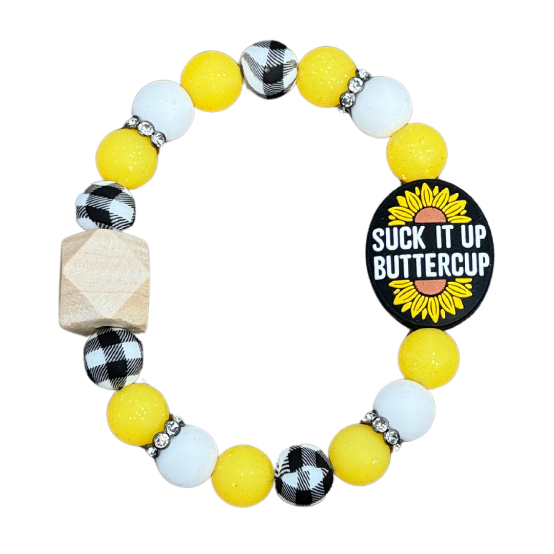 Suck it up butter cup Wristlet