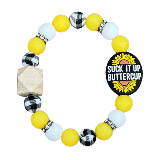 Suck it up butter cup Wristlet