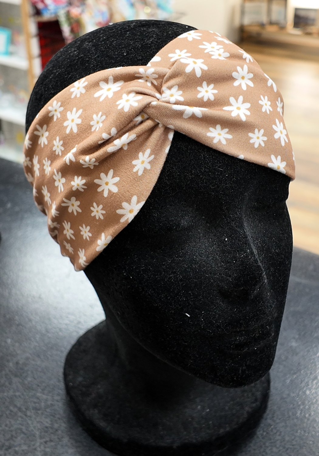 Brown Flowers Headband