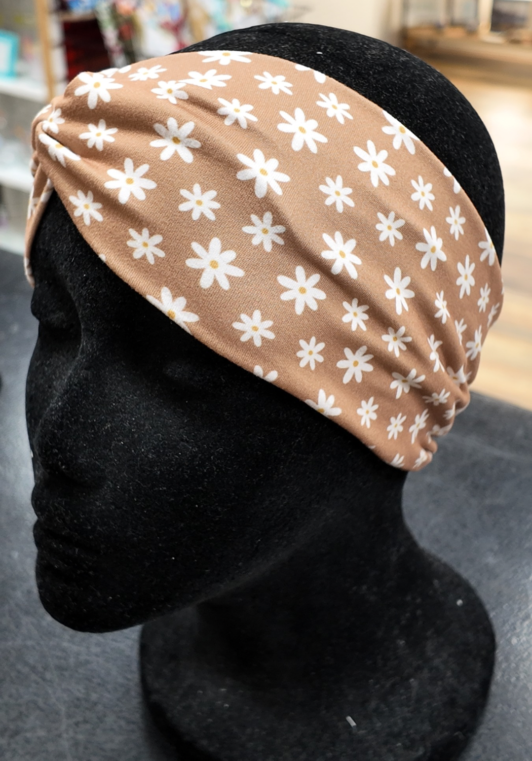 Brown Flowers Headband