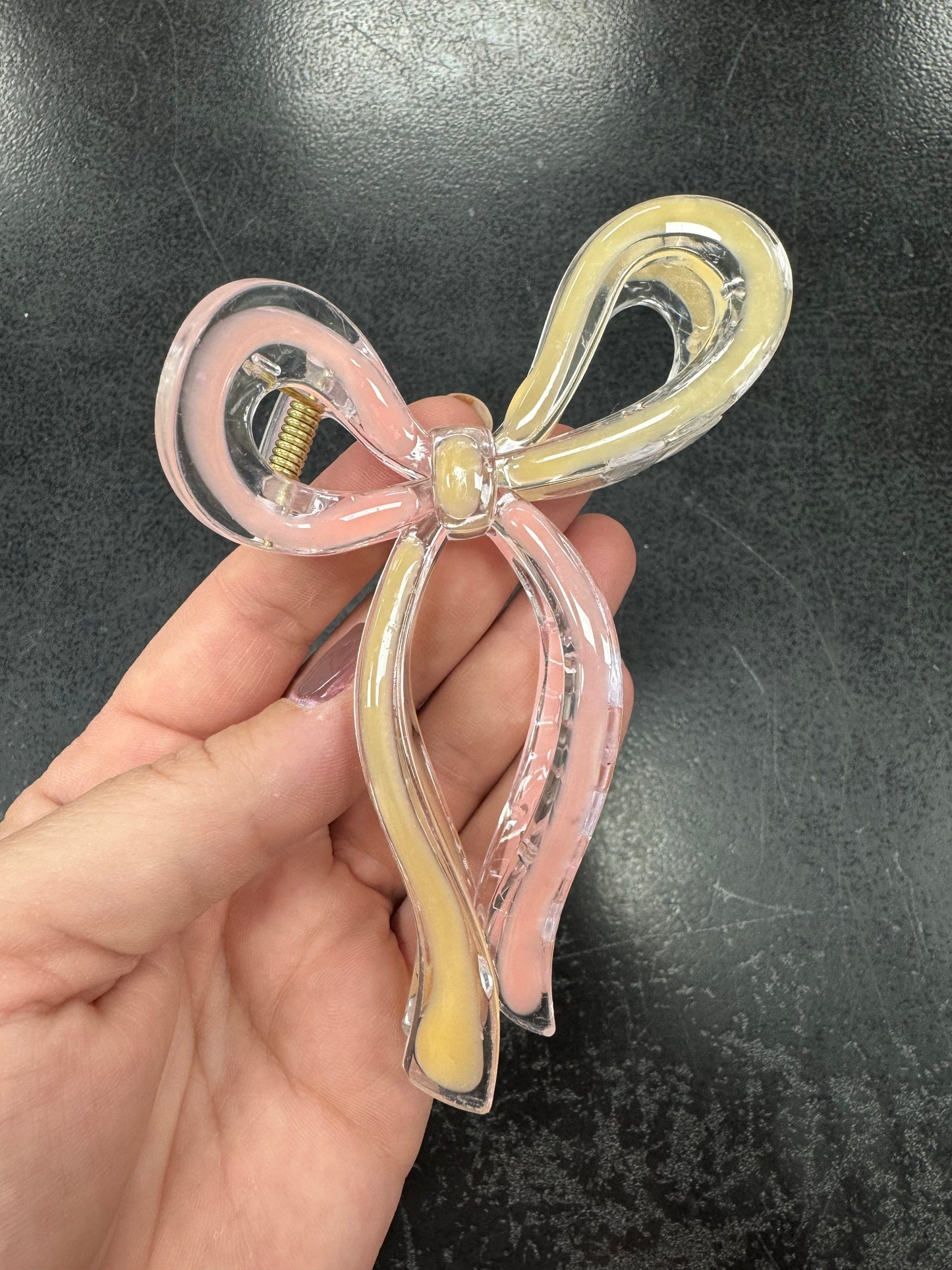 Big bow hair clip
