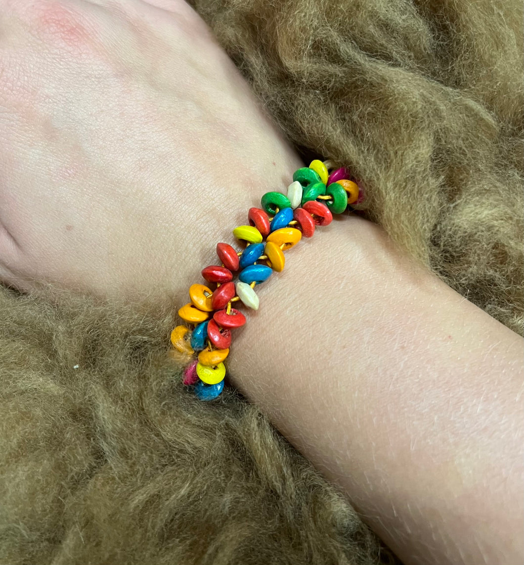 Multicolored Bead Bracelet