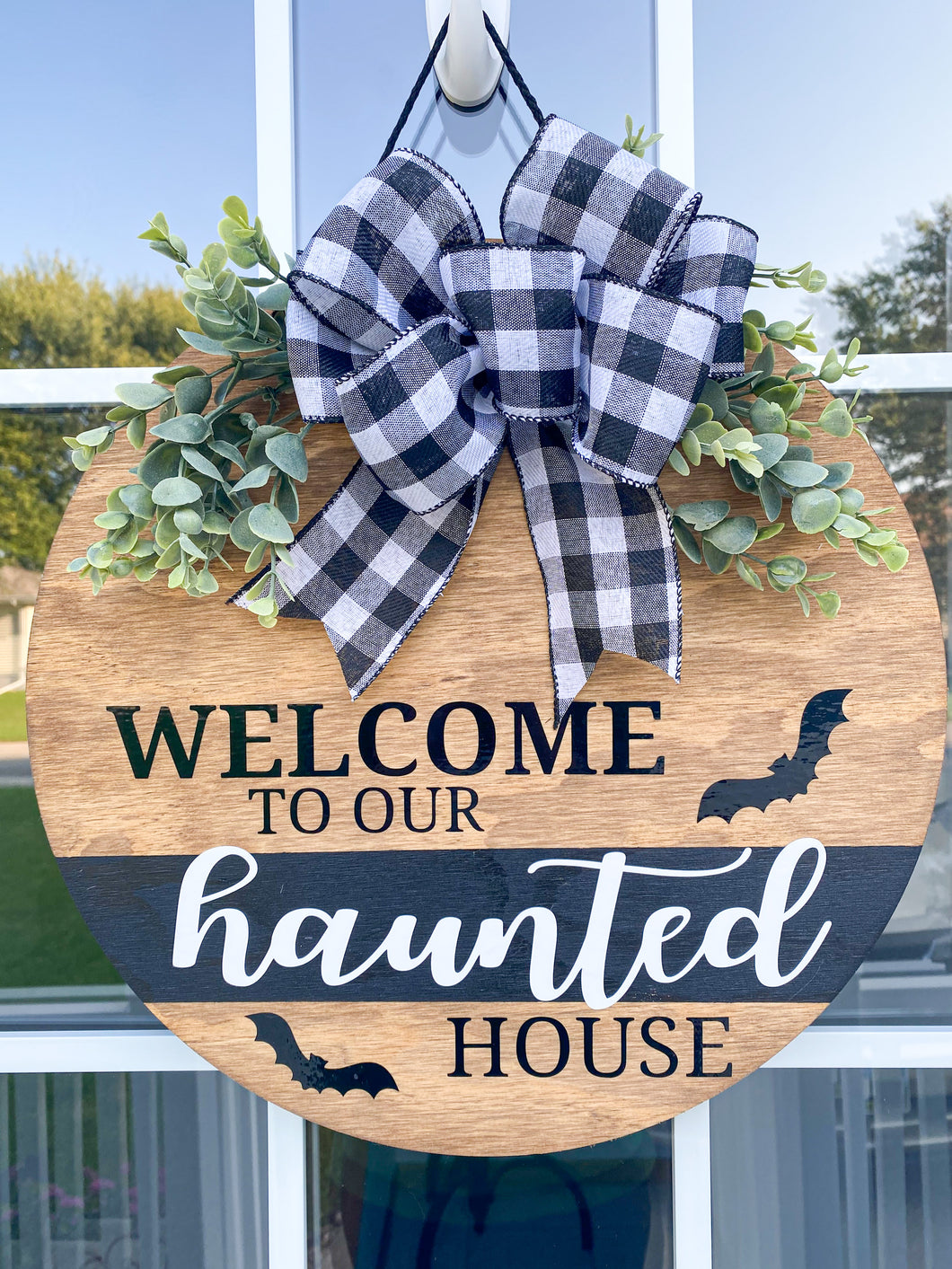 Haunted House  Door Hanger