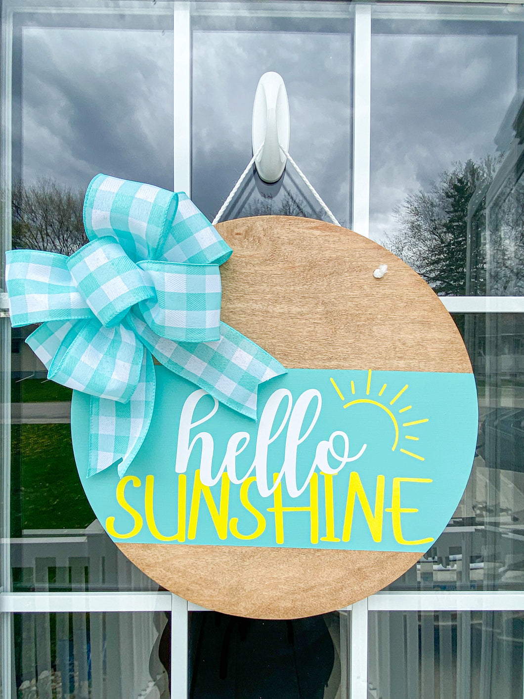 Hello Sunshine Front Door Hanger