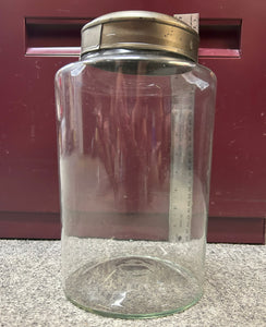Vintaged Glass Jars Tin Lid