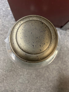 Vintaged Glass Jars Tin Lid