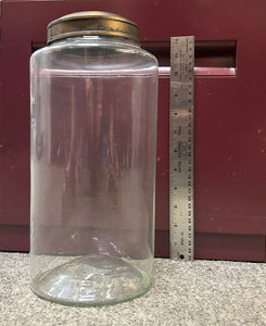 Vintaged Glass Jars Tin Lid