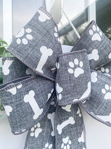 Welcome Paw Print Door Hanger