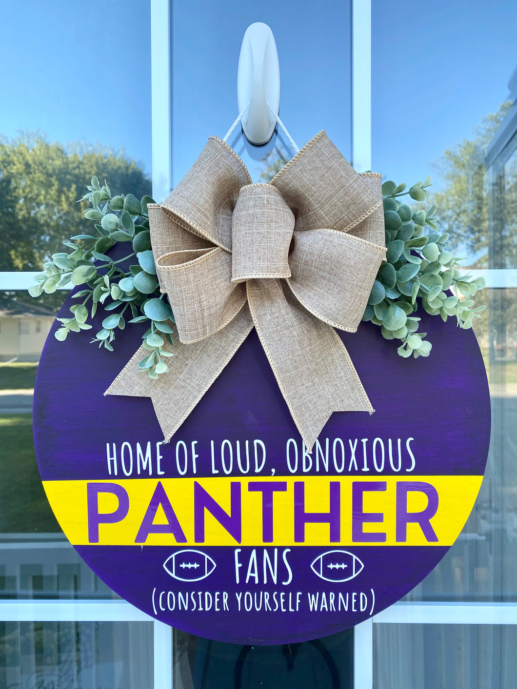 Panthers Door Hanger
