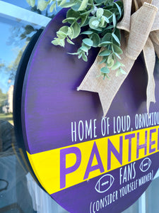 Panthers Door Hanger