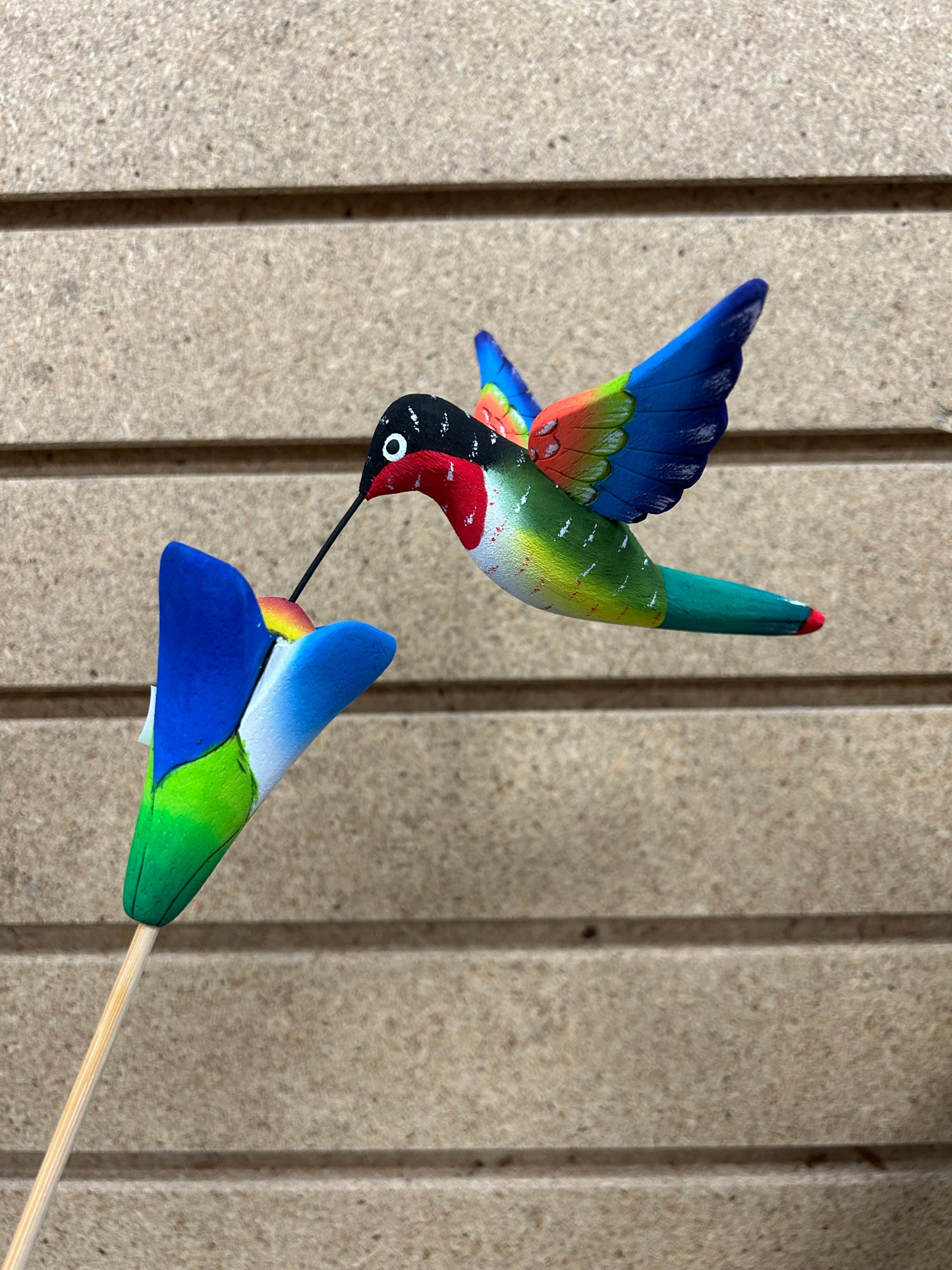 Balsa Humming Bird & Flower