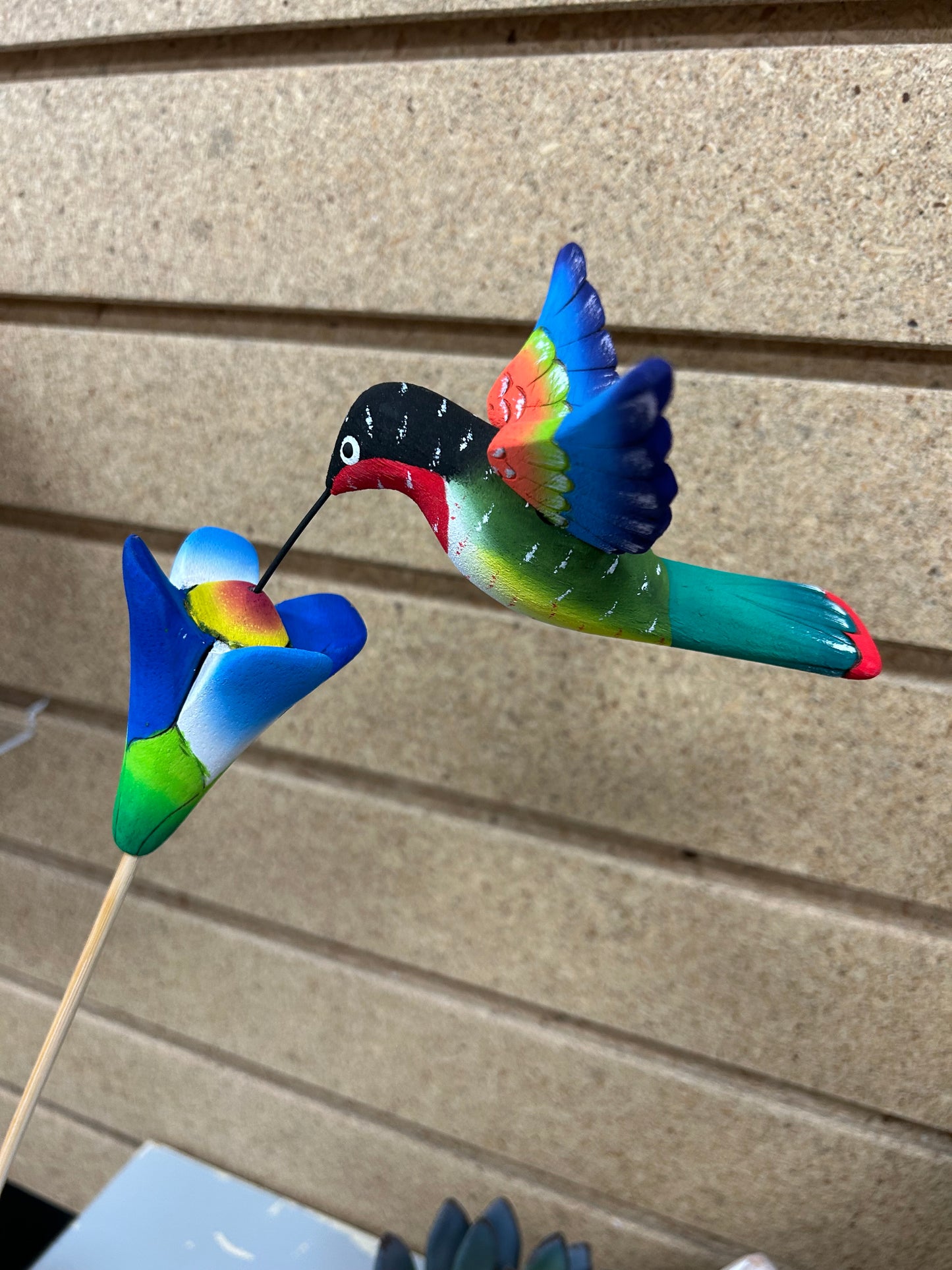 Balsa Humming Bird & Flower