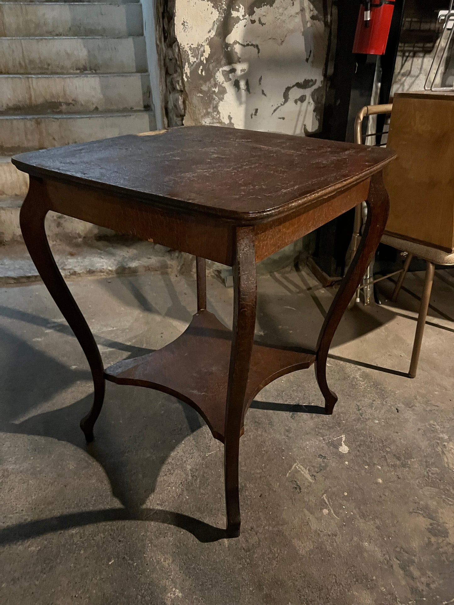 Quarter Sawn Oak Lamp Table