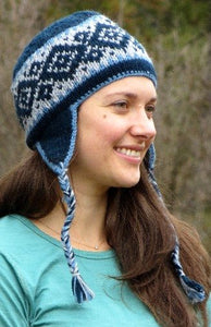 Knit hat with Ear Flaps
