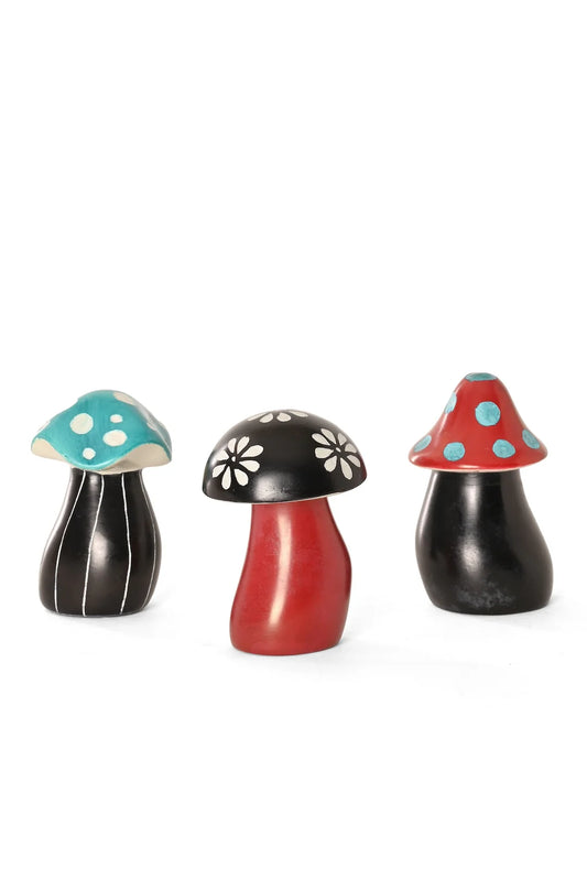 Colorful Magic Land Mushrooms
