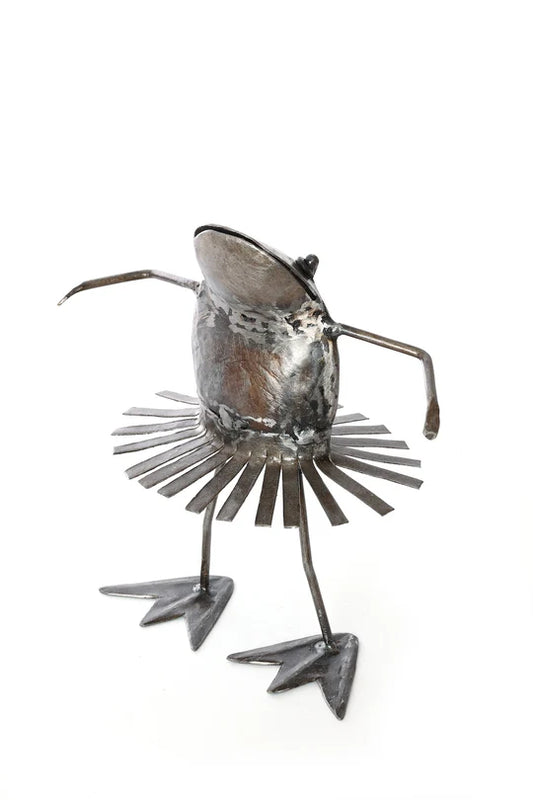 Frog Metal Sculpture Dancing