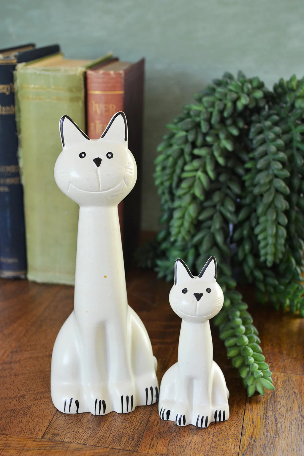 Natural Soapstone Shortcake Kitty Cats