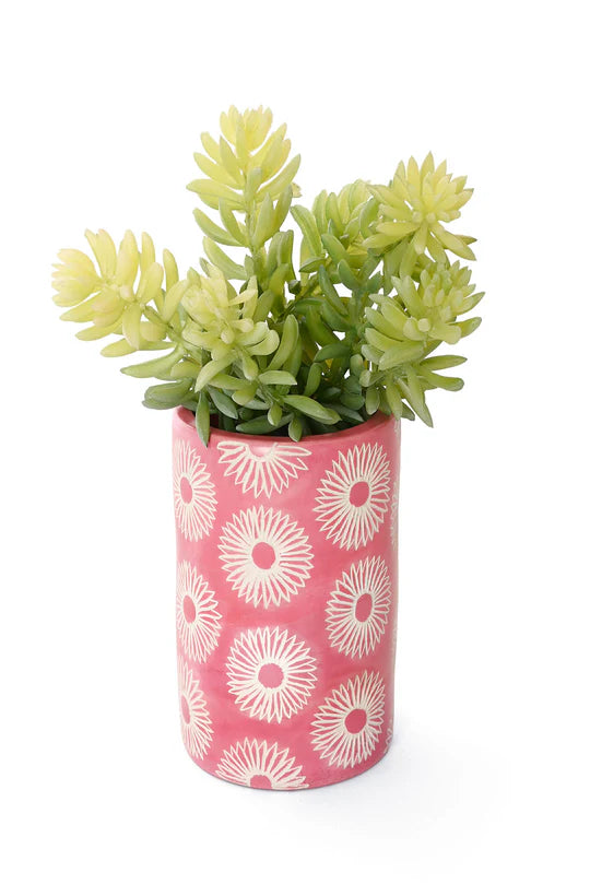 Blossom Soapstone Pencil Cup or Vase