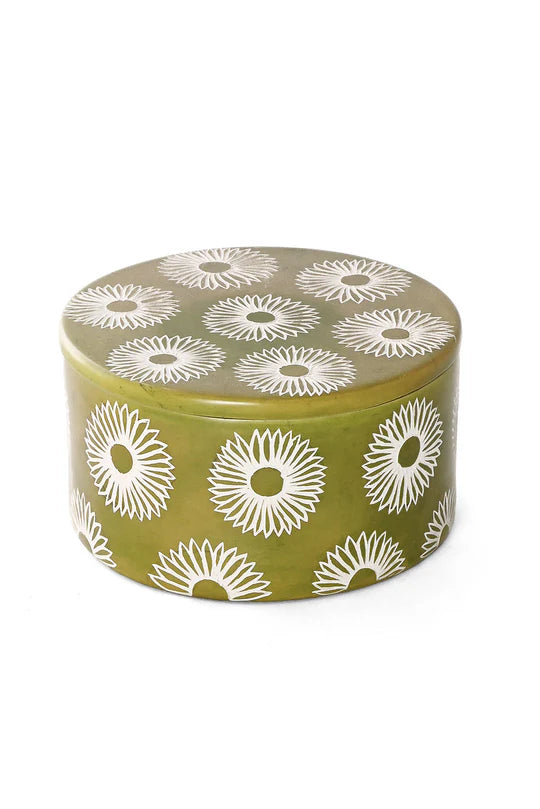 Large Blossom Soapstone Storage Box