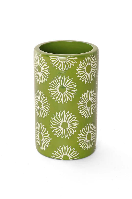 Blossom Soapstone Pencil Cup or Vase