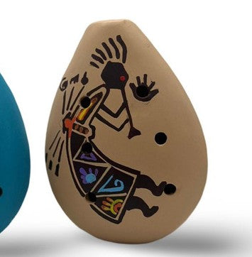 Ocarina - Multicolored Shades Hand Painted