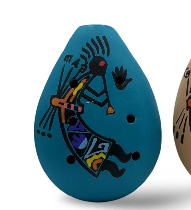 Ocarina - Multicolored Shades Hand Painted