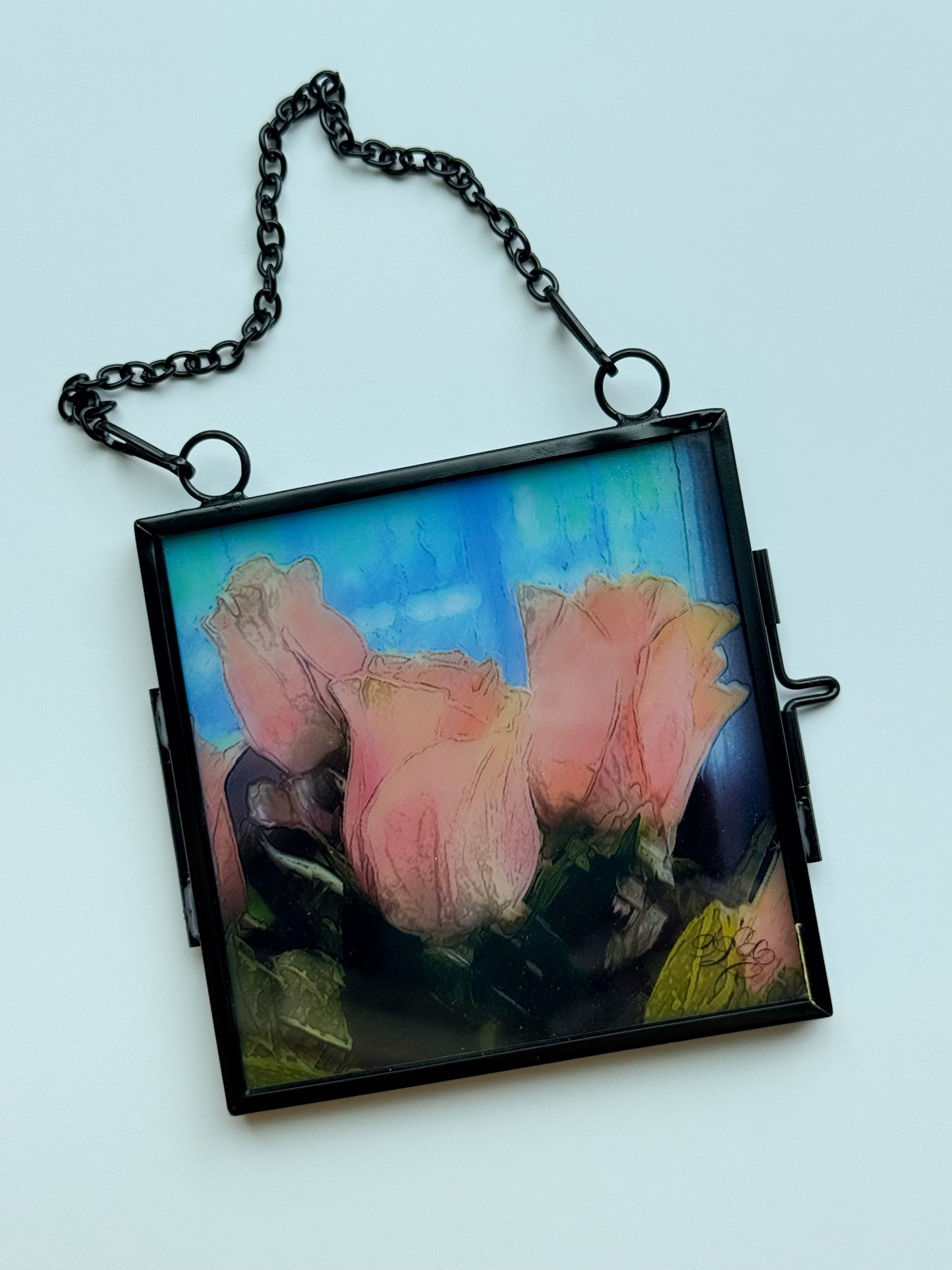 Translucent Window Art & Gift Card Sets - Flowers (Large)