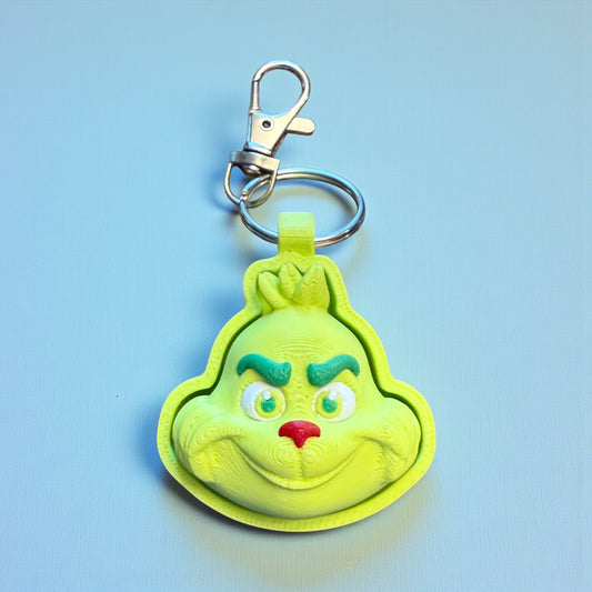 Grinch Clicker Keychain