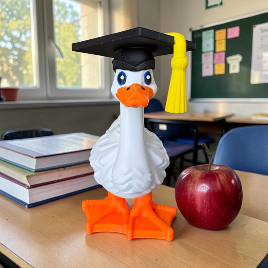 Graduation Goose Cap Accessory | Goose Outfit Add‑On (Goose Sold Separately)